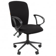 Офисное кресло CHAIRMAN 9801 BLACK металлическая крестовина, ткань, черный