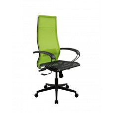 Кресло МЕТТА ErgoLife Set 7/подл.130/осн.Synchro 002 (Лайм-Черный 224.12.1.3A3)
