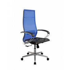 Кресло МЕТТА ErgoLife Set 7/подл.131/осн.Synchro 004 (Васильковый-Черный 222.16.1.3E3)