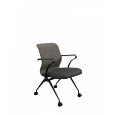 Кресло МЕТТА Sit 8 M4-8K - X2+UMF(X1) /Uh00/Wh00/K15bUMF(F56.W01) (Серый-Черный)