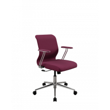 Кресло МЕТТА Sit 8 Mr4-4T - Vivaldi /Uh00/Wh12/T4mV-c(M09.B23.G18.W01) (Сливовый)