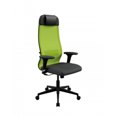 Кресло МЕТТА ErgoLife Set 11/подл.200/осн.Sit 002 (Зеленый-Черный 142.D.1.242)