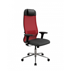 Кресло МЕТТА Sit 10 B1-111D - X2+UMF(X1) /Ub00/Wh00/D02P(M09.B23.G18.W01) (Красный-Черный)