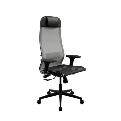 Кресло МЕТТА ErgoLife Set 4/подл.200/осн.Synchro 002 (Серый-Черный 55D.D.1.3A3) Кресло МЕТТА ErgoLife Set 4/подл.200/осн.Synchro 002 (Серый-Черный 55D.D.1.3A3)