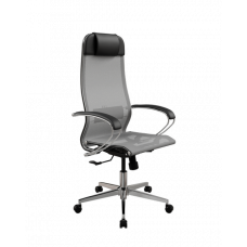 Кресло МЕТТА ErgoLife Set 4/подл.131/осн.Synchro 004 (Серый 537.16.1.3E3)