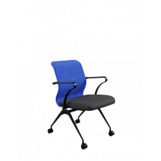 Кресло МЕТТА Sit 8 M4-8K - X2+UMF(X1) /Uh00/Wh00/K15bUMF(F56.W01) (Синий-Черный)