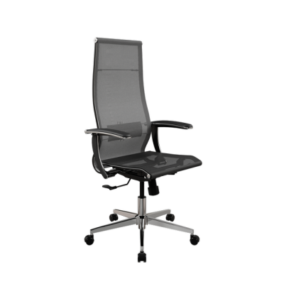 Кресло МЕТТА ErgoLife Set 7/подл.158/осн.Synchro 004 (Серый-Черный 225.4.1.3E3)