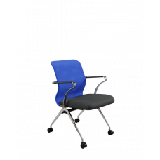 Кресло МЕТТА Sit 8 M4-8K - X2+UMF(X1) /Uh00/Wh00/K15cL(F53.W01) (Синий-Черный)