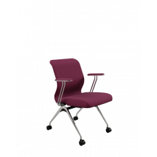 Кресло МЕТТА Sit 8 Mr4-4T - Vivaldi /Uh00/Wh12/T4mV-c(F53.W02) (Сливовый)