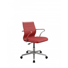 Кресло МЕТТА Sit Well M4-167K - Bahama /Ach46/Wh12/K15cF(M01.B22.G42.W02) (Красный)