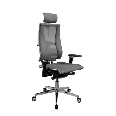 Изображение: Кресло МЕТТА Y 4DF B2-14D - YM93+Infinity /Kc09/Nc09/D15P/H13mM-3D(M26.B35.G25.W04) (Серый-Тем.Серый)