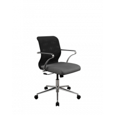 Кресло МЕТТА Sit 8 M4-9K - X2+Bahama /Uh00/Wh12/K15cF(M09.B23.G18.W01) (Черный-Тем.серый)