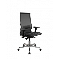 Кресло МЕТТА SynchroSit 10 B2-107D - T /Km00/Nb00/D04P(M24.B22.G18.W03) (Черный)