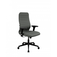 Кресло МЕТТА Sit 8 B2-10D - UMF(X1) /Uh02/Wh00/D02P(M09.B11.G19.W02) (Темно-серый(допЧерный))