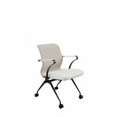 Кресло МЕТТА Sit 8 M4-9K - X2+Extra /Uh00/Wh12/K15bL(F56.W01) (Молочный)