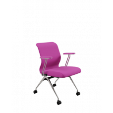 Кресло МЕТТА Sit 8 Mr4-4T - Vivaldi /Uh00/Wh12/T4mV-c(F53.W02) (Фуксия)
