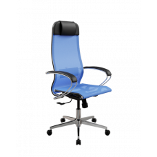 Кресло МЕТТА ErgoLife Set 4/подл.131/осн.Synchro 004 (Васильковый 29D.16.1.3E3)