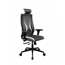 Кресло МЕТТА SynchroSit 10 B2-170D - T+UMF(SY271)+Extra /Kb38/Wh09/D02P/H13mL-Pf-1DF(M18.B11.G19.W34) (Черн-Белый)