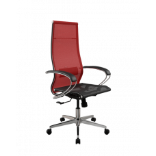 Кресло МЕТТА ErgoLife Set 7/подл.131/осн.Synchro 004 (Красный-Черный 223.16.1.3E3)