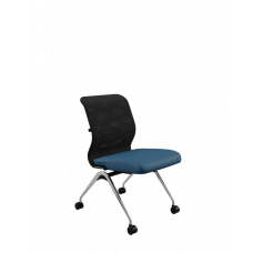 Кресло МЕТТА Sit 8 M4-9 - X2+Bahama /Uh00/Wh12(F53.W01) (Черный-Синий)