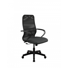 Кресло МЕТТА Sit 8 B2-8K - X1+UMF(X1) /Uh00/Wh00/K3bL(M09.B02.G15.W01) (Черный)