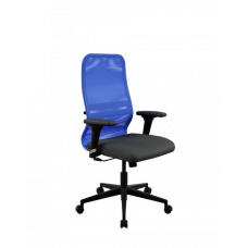 Кресло МЕТТА Sit 8 B2-8D - X1+UMF(X1) /Uh00/Wh00/D02P(M09.B11.G19.W02) (Синий-Черный)