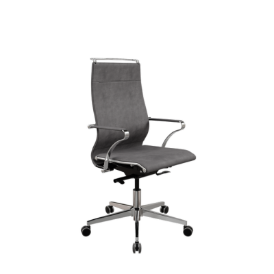 Изображение: Кресло МЕТТА SynchroSit Well B2-195K - GoyaLE /Ach246/Nc200/K15cV(M24.B22.G18.W03) (Темно-серый)