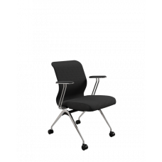 Кресло МЕТТА Sit 8 Mr4-4T - Vivaldi /Uh00/Wh12/T4mV-c(F53.W02) (Черный)