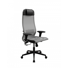 Кресло МЕТТА ErgoLife Set 4/подл.200/осн.Synchro 002 (Серый 537.D.1.3A3)