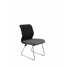 Кресло МЕТТА Sit 8 M4-9 - X2+Bahama /Uh00/Wh12(F54) (Черный-Тем.серый)