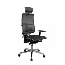 Кресло МЕТТА Y 4DF B2-5D - YM93 /Kc00/Nc00/D15P/H13mM-3D(M26.B35.G25.W03) (Чёрный)