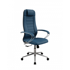 Кресло МЕТТА SynchroSit 10 B1-128K - Bahama /Ub09/Wh12/K1cF(M20.B23.G18.W02) (Синий)