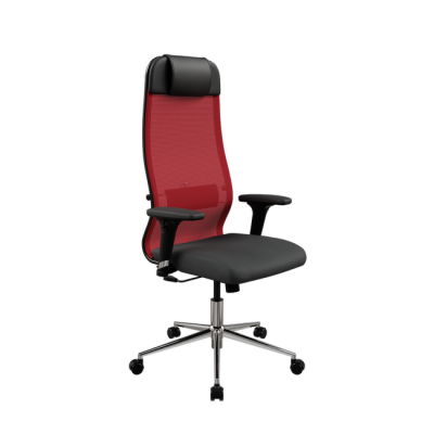 Кресло МЕТТА ErgoLife Set 11/подл.200/осн.Sit 052 (Красный-Черный 140.D.1.2A3) Кресло МЕТТА ErgoLife Set 11/подл.200/осн.Sit 052 (Красный-Черный 140.D.1.2A3)