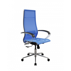 Кресло МЕТТА ErgoLife Set 7/подл.131/осн.Synchro 052 (Васильковый 21C.16.1.403)