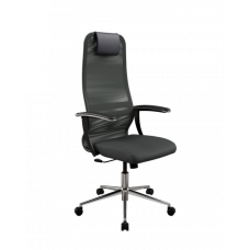 Кресло МЕТТА Sit 8 B1-8U - X1+UMF(X1) /Uh00/Wh00/U0mL-b(M09.B23.G18.W01) (Тем.серый-Черный)