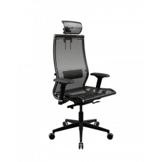 Кресло МЕТТА SynchroSit 10 L2-107D - TV /Km00/Nb00/D04P/H13mM-2D(M24.B11.G19.W25) (Черный)