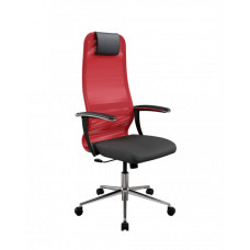 Кресло МЕТТА Sit 8 B1-8U - X1+UMF(X1) /Uh00/Wh00/U0mL-b(M09.B23.G18.W01) (Красный-Черный)