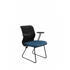 Кресло МЕТТА Sit 8 M4-9T - X2+Bahama /Uh00/Wh12/T21bP-b(F57) (Черный-Синий)