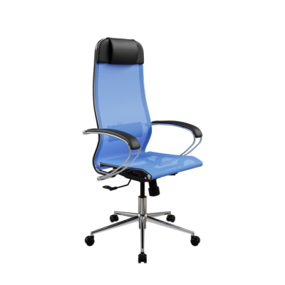 Кресло МЕТТА ErgoLife Set 4/подл.131/осн.Synchro 052 (Васильковый 29D.16.1.403)