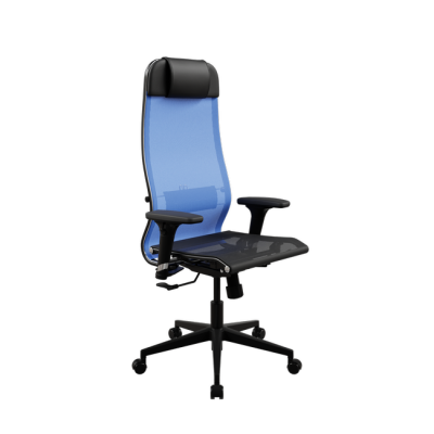 Кресло МЕТТА ErgoLife Set 4/подл.200/осн.Synchro 002 (Васильковый-Черный 55B.D.1.3A3) Кресло МЕТТА ErgoLife Set 4/подл.200/осн.Synchro 002 (Васильковый-Черный 55B.D.1.3A3)
