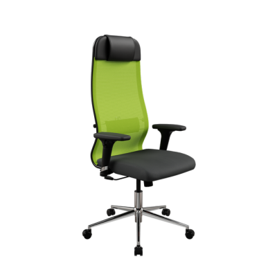 Кресло МЕТТА ErgoLife Set 11/подл.200/осн.Sit 052 (Зеленый-Черный 142.D.1.2A3)
