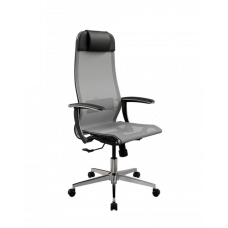 Кресло МЕТТА ErgoLife Set 4/подл.158/осн.Synchro 004 (Серый 537.4.1.3E3)