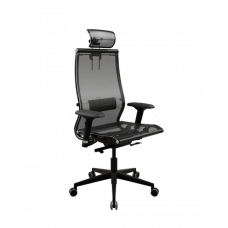 Кресло МЕТТА SynchroSit 10 L2-107D - TV /Km00/Nb00/D04P/H13mM-2D(M24.B11.G19.W03) (Черный)