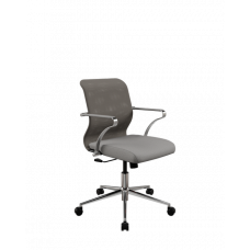 Кресло МЕТТА Sit 8 M4-9K - X2+Bahama /Uh00/Wh12/K15cF(M09.B23.G18.W01) (Серый-Песочный)
