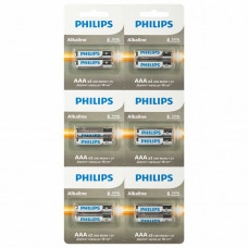 Батарейки алкалиновые КОМПЛЕКТ 2 шт. (отрывной блок) PHILIPS Entry, ААА (LR03,15 А) блистер, Б0064646