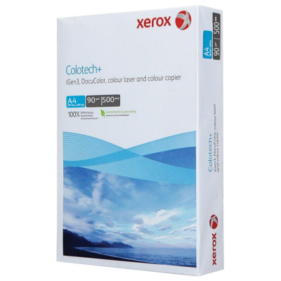 Бумага для цветной лазерной печати А4, 90 г/м2, 500 л., XEROX COLOTECH+, Австрия, 161% CIE, 003R94641 Бумага для цветной лазерной печати А4, 90 г/м2, 500 л., XEROX COLOTECH+, Австрия, 161% CIE, 003R94641