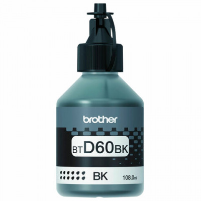 Изображение: Чернила BROTHER (BTD60BK) для СНПЧ DCP-T310/T510W/T710W, черные, оригинальные, ресурс 6500 страниц