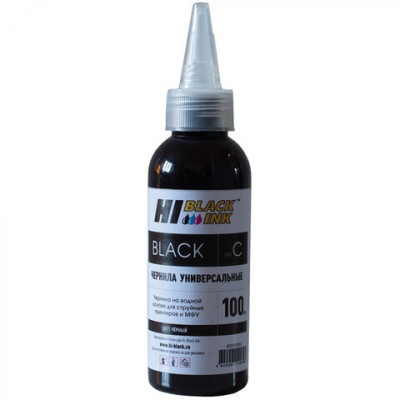 Изображение: Чернила HI-BLACK для CANON (Тип C) универсальные, черные 0,1 л, водные, 150701038699