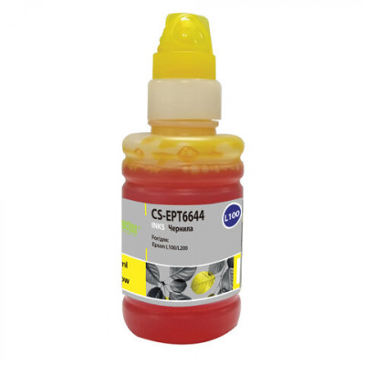 Изображение: Чернила CACTUS (CS-EPT6644) для СНПЧ EPSON L100/L110/L200/L210/L300, желтые, 0,1 л