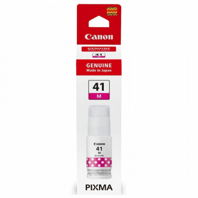 Изображение: Чернила CANON (GI-41M) для G1400/G2400/G3400, пурпурные, 7700 стр., ОРИГИНАЛЬНЫЕ, 4544C001